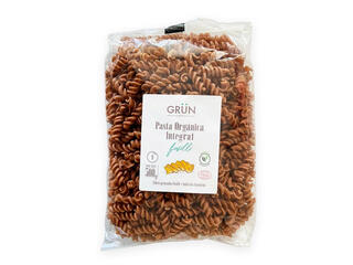 Pasta Integral Organica Grun 500gr