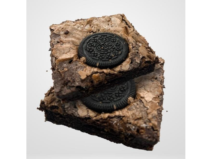 Cuadrado Brownie con Oreo 7x7