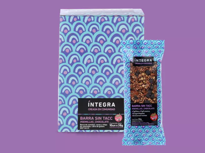 Barrita de Semillas y Chocolate SIN TACC INTEGRA
