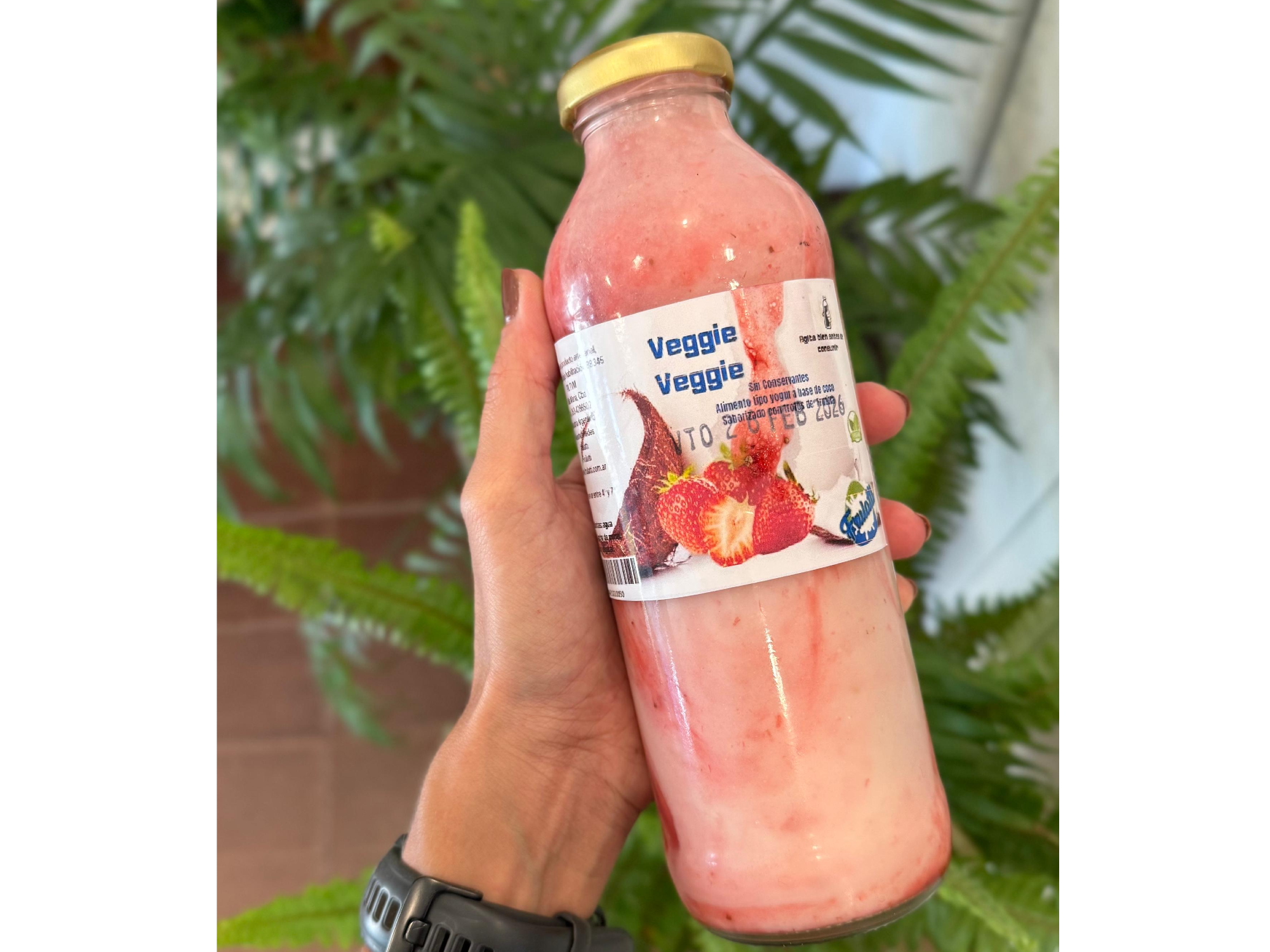 Yogur de Coco sabor Frutilla Frulatti