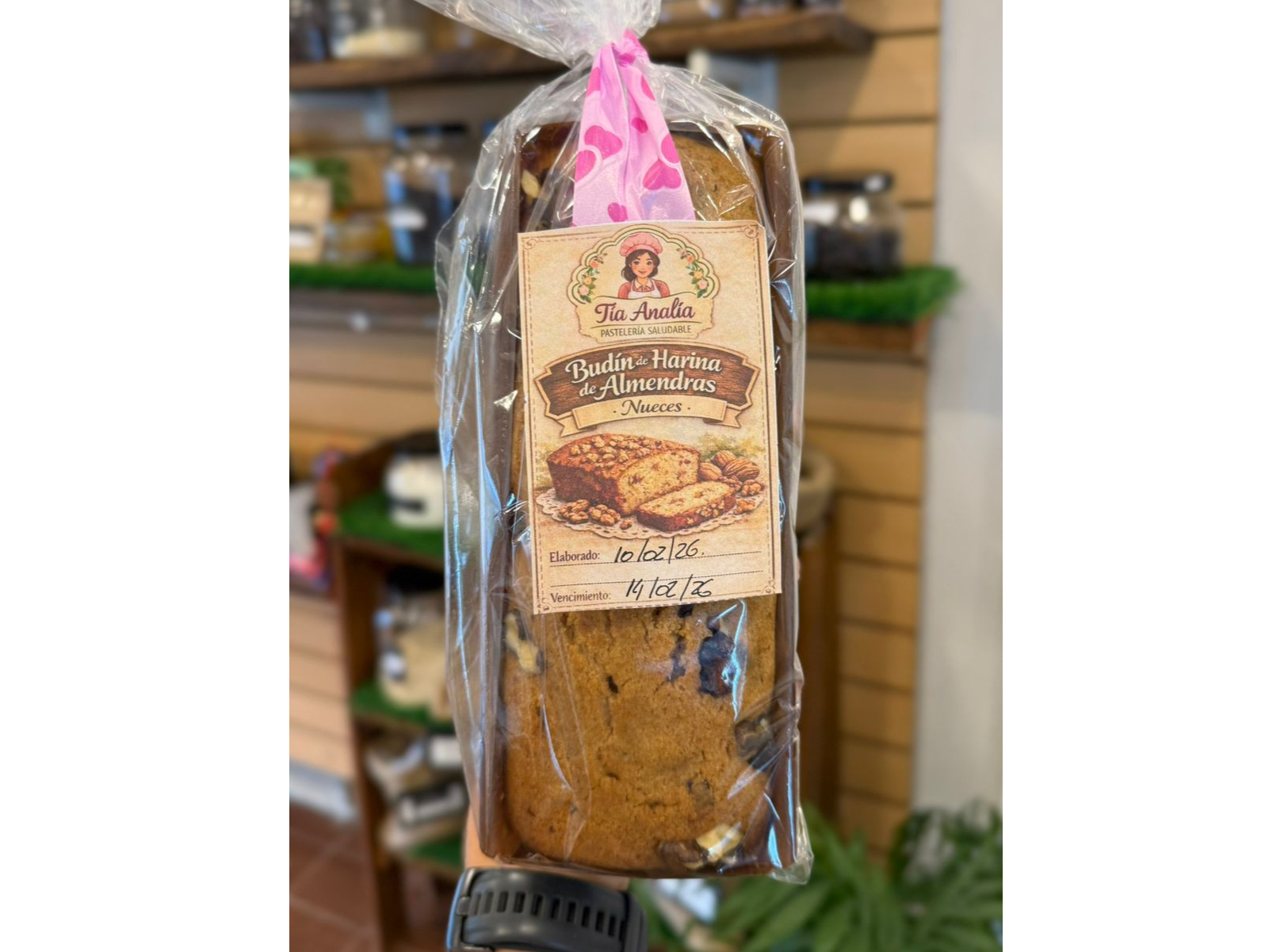 Budin de H. de Almendras y Nueces