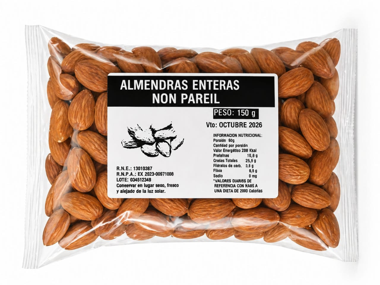 ALMENDRAS 150GR.