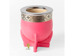 MATE IMPERIAL DE CALABAZA ROSA