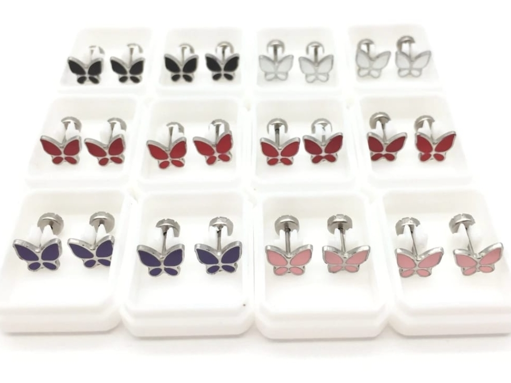 Abridores mariposa esmaltados