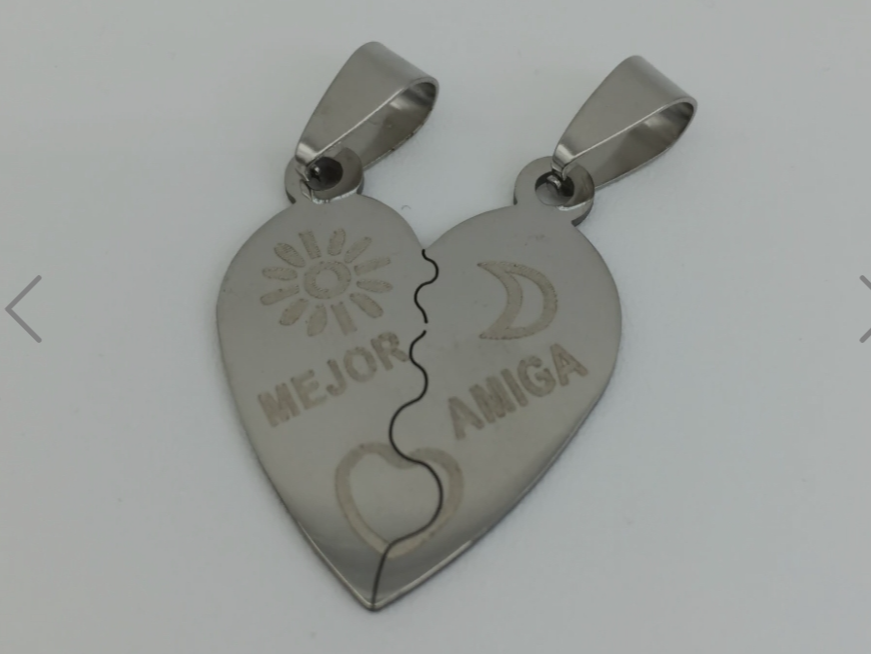 Corazón para compartir Sol y Luna