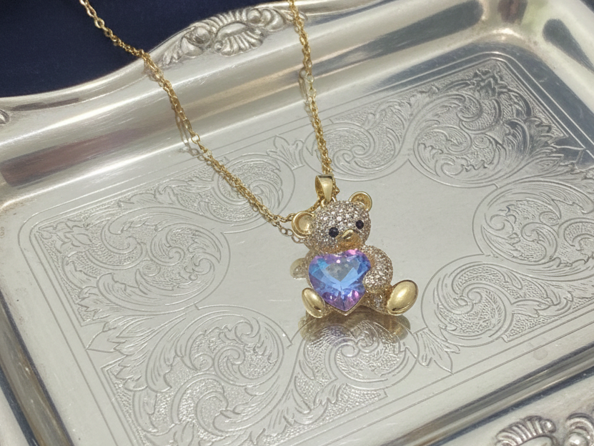 Osito con piedra y strass