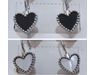 Aros corazon esmaltado