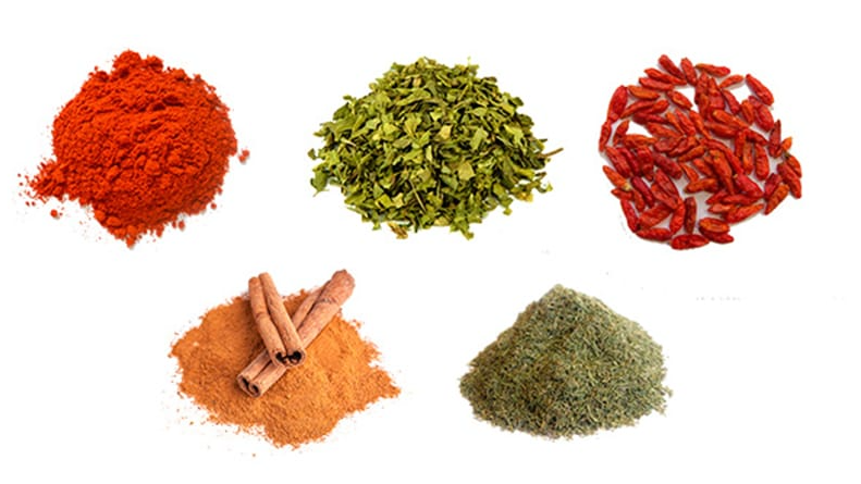ESPECIAS , CONDIMENTOS Y VERDURAS DESHIDRATADAS