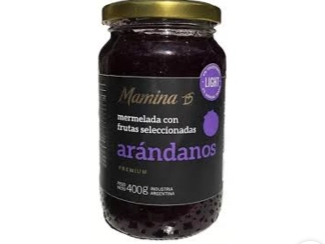 Mermelada light mamina arándanos
