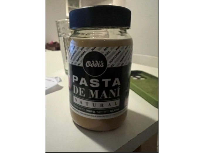 ODDIS PASTA DE MANI NATURAL X 350 GS
