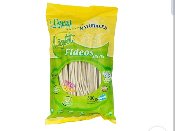 Fideos light natural