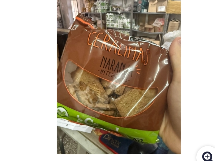 Galletas ceralitas integrales de naranja