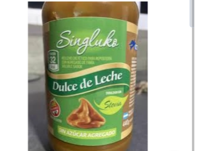 Dulce de leche sin gluko con Stevia