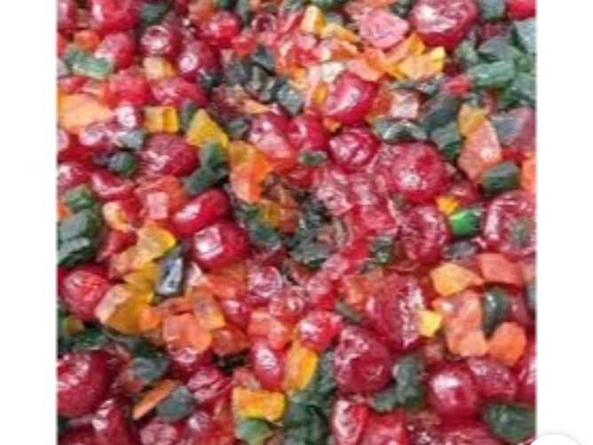 Fruta escurrida