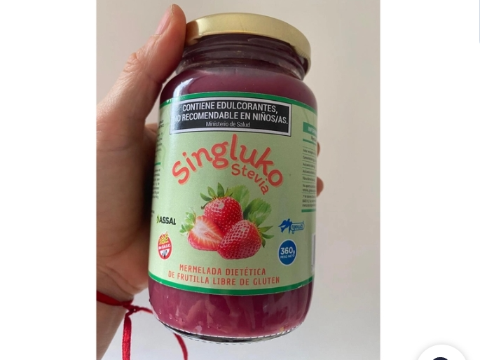 Mermelada sin gluko con Stevia frutilla