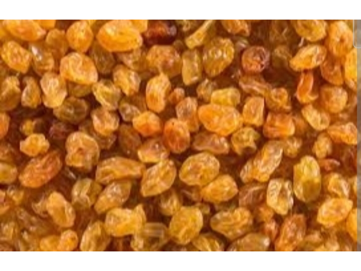 Pasas de uva rubias sin semillas