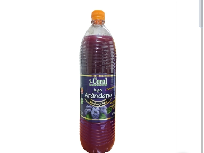 Jugo de arándanos