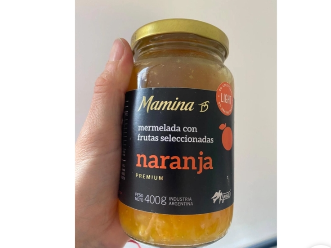 Mermelada light mamina naranja