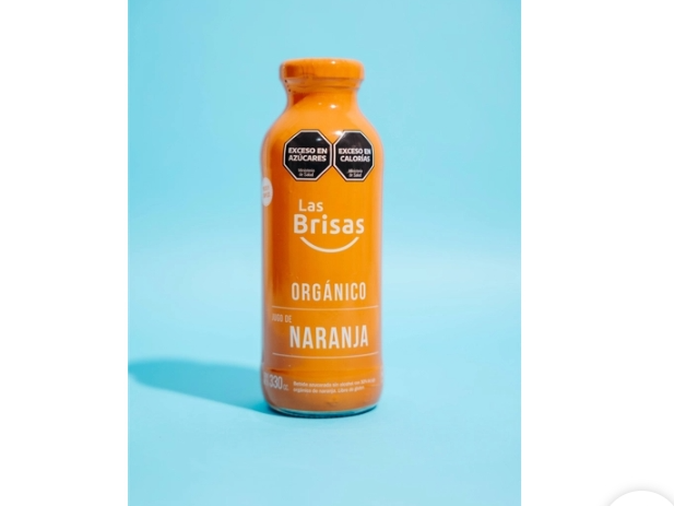 Jugo orgánico de naranja