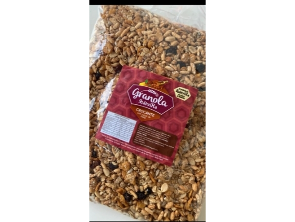 Granola con pasas de uva