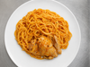 Tallarines con pollo