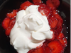 Frutillas con crema