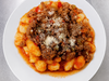 Noquis a la bolognesa