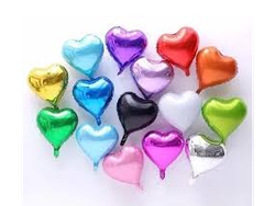 globo metalizado formas 5" CORAZON mini