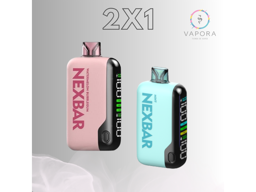 2x1 NEXBAR | 16.000 PUFFS (SABORES ALEATORIOS)