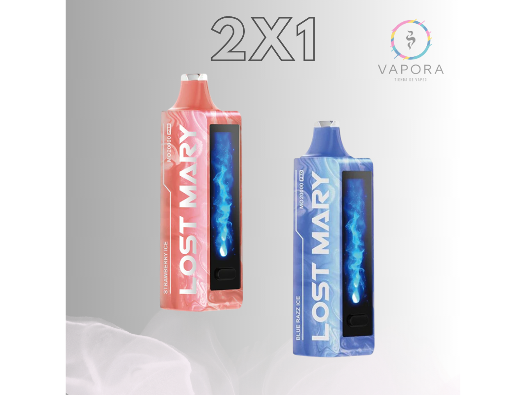 2X1 LOST MARY | 20.000 PUFFS (SABORES ALEATORIOS)