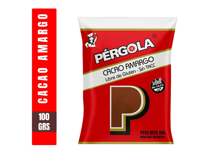 CACAO AMARGO "PERGOLA" 100 gr