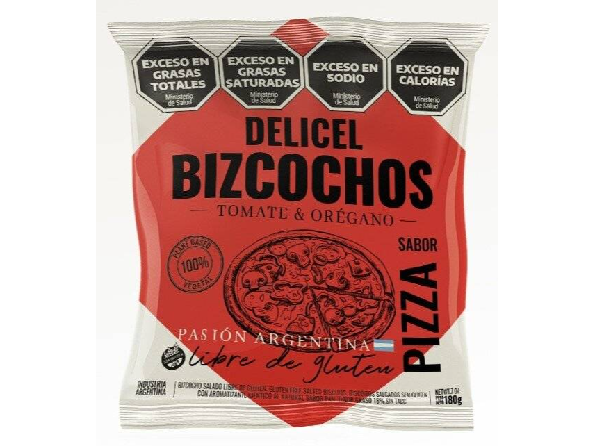 BIZCOCHOS SALADOS PIZZA "DELICEL" 180 gr