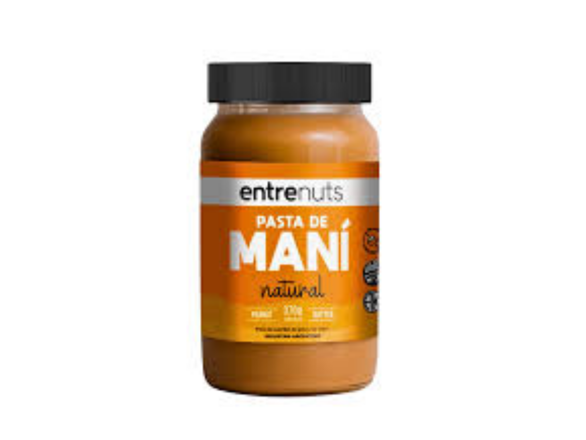 PASTA DE MANÍ NATURAL ENTRENUTS 370 gr