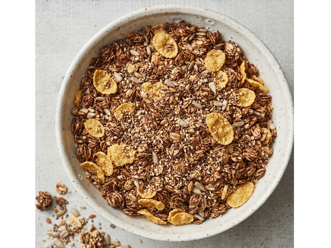 GRANOLA CROCANTE CON SEMILLAS