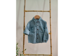 Camisa de Jeans Celeste
