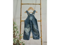 Jardinero de Jeans Corazon