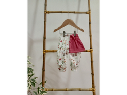 Ajuar de Animalitos, cuello Americano, de 0 a 3 meses.