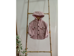 Camisaco Corderito Rosa con Capucha