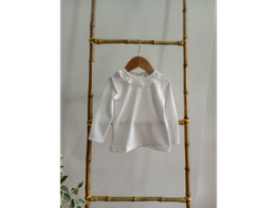 Remera Manga Larga Blanca