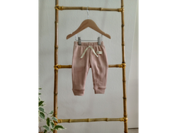 Babuchas de Algodón, Rosa viejo, de 0 a 18 meses.
