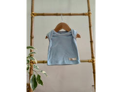 Chaleco de Plush, Celeste, de 0 a 9 meses