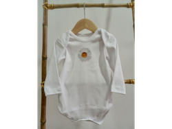 Bodye de Algodón, Margarita Gris