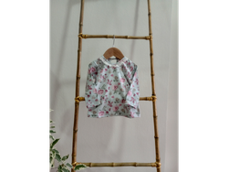 Remera Manga Larga Algodon Flores
