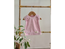 Chaleco de Plush, Rosa, de 3 a 6 meses