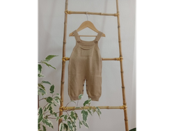 Jardinero tejido tostado