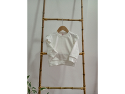 Buzo Morley Frizado con Volados Blanco