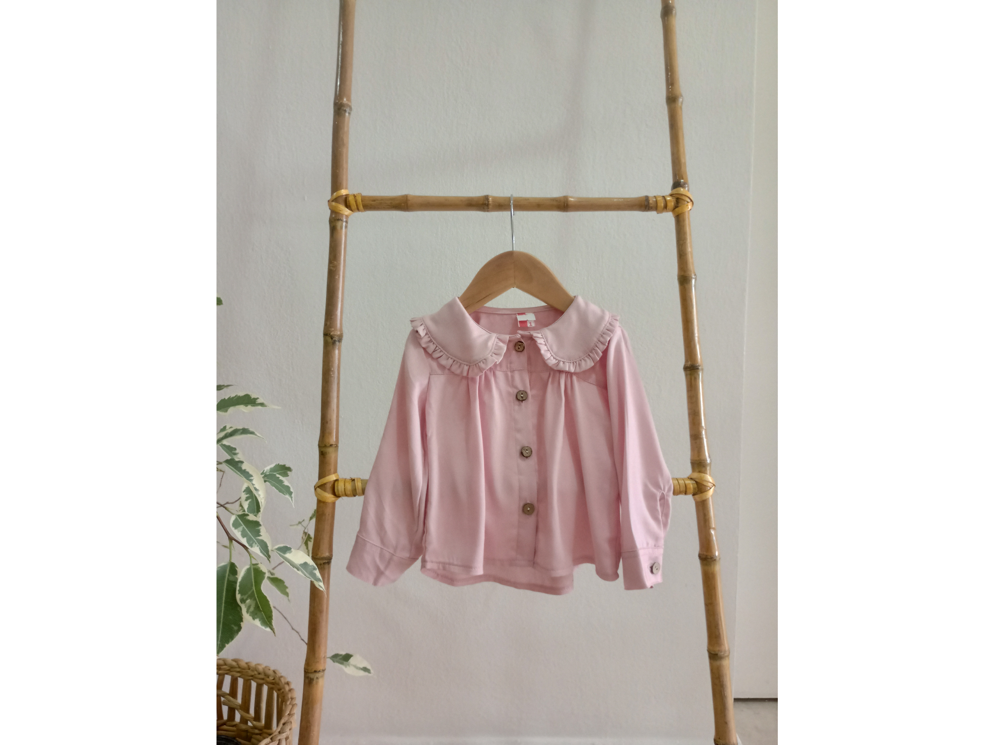 Camisa de Lino Rosa
