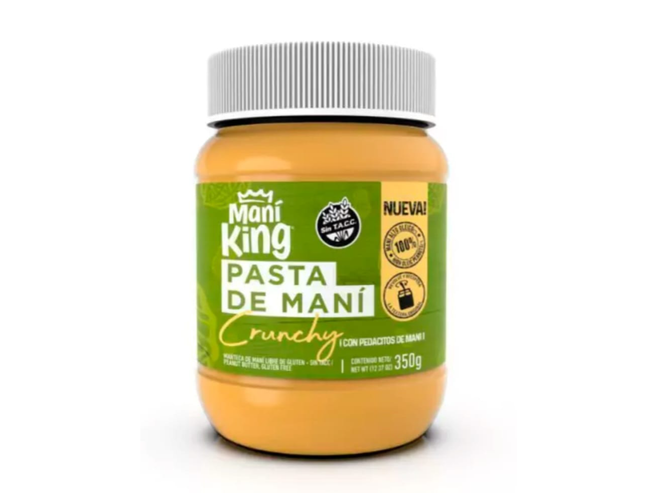 Pasta de mani crunchy x350gr