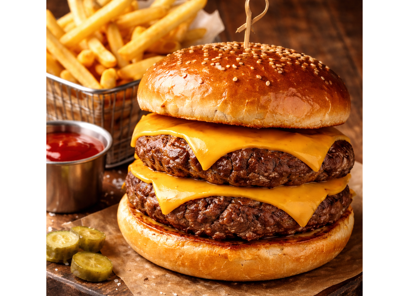 Doble Cheese Burguer