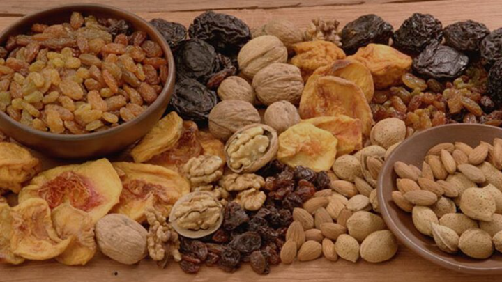Frutos deshidratados